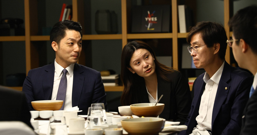 與韓國會議員早餐會 蔣萬安:共同維持地區和平