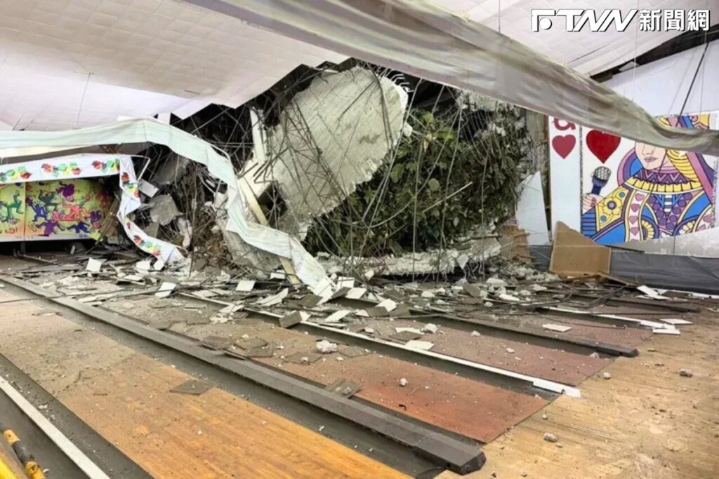 才剛停業！圓山保齡球館遭巨石「砸破洞」　在地人不捨：夠記一輩子的落幕