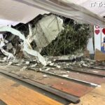 才剛停業！圓山保齡球館遭巨石「砸破洞」　在地人不捨：夠記一輩子的落幕