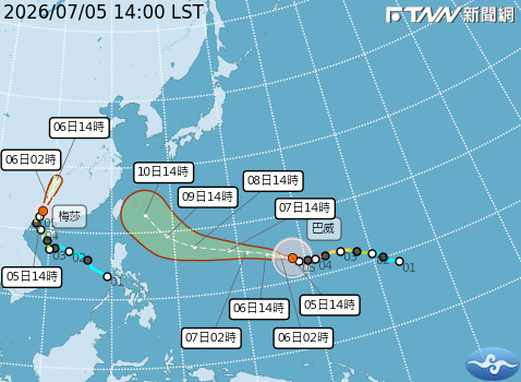 今年最猛颱風要來了?巴威最快2天內強度衝上巔峰 專家示警「這1天」最接近台灣