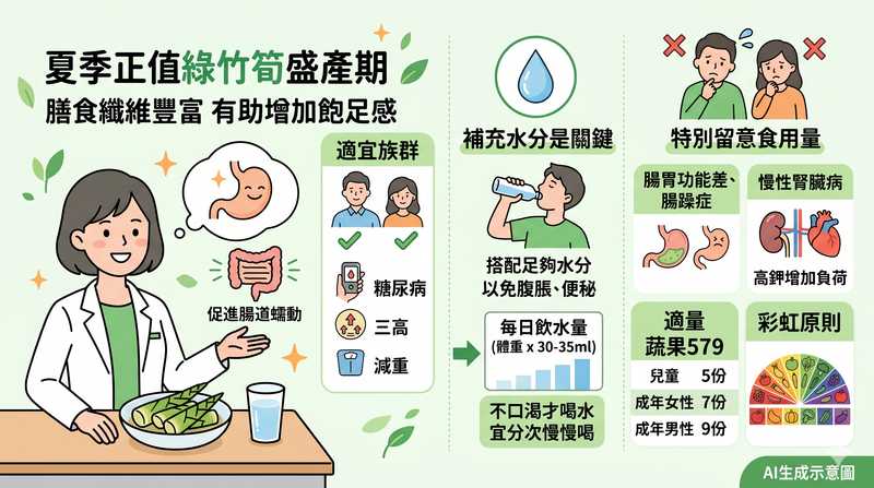 綠竹筍怎麼挑?專家:高纖助消化 多吃但少做1事小心腹脹、便祕