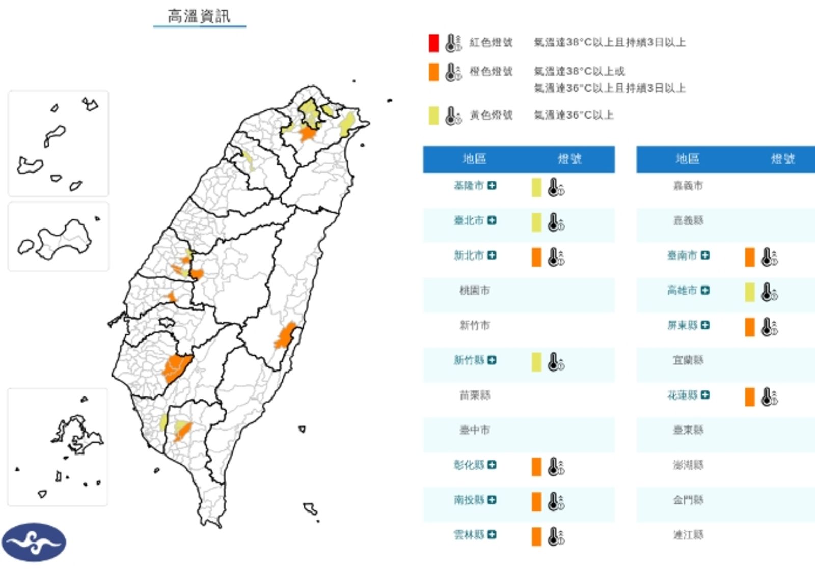 快訊/台北社子飆36.9度 北北基等11縣市高溫特報