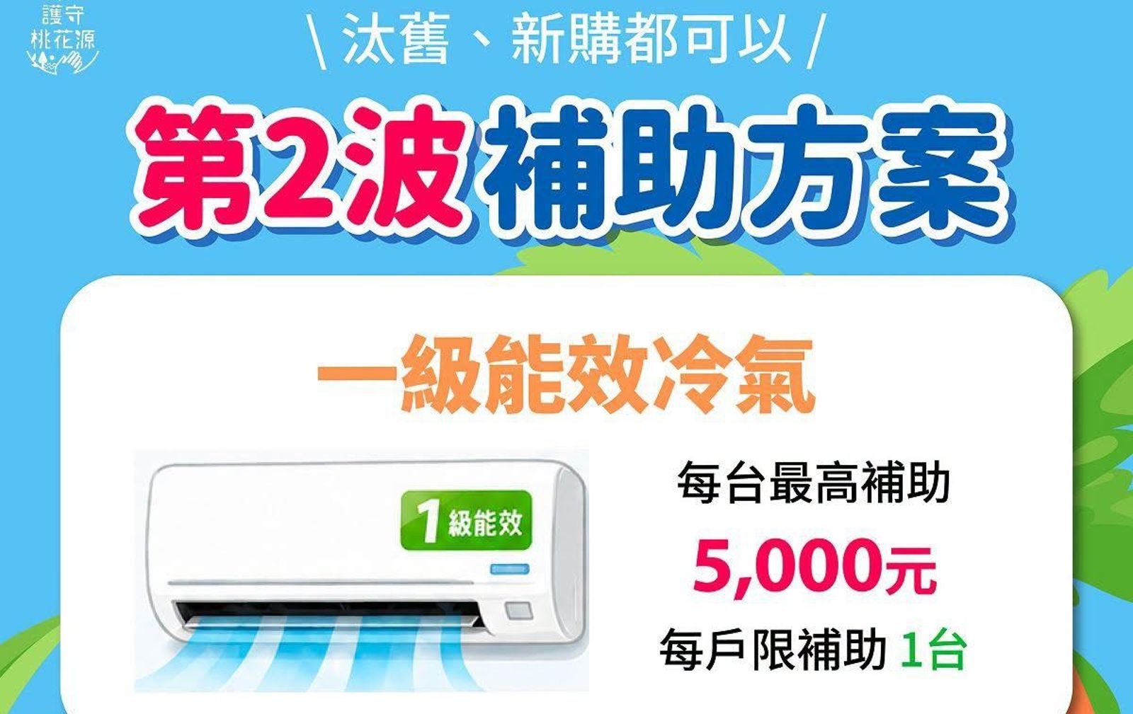 買冷氣現省5千！桃園第2波高溫補助開跑　「家有老幼」申辦條件、所需文件一次看