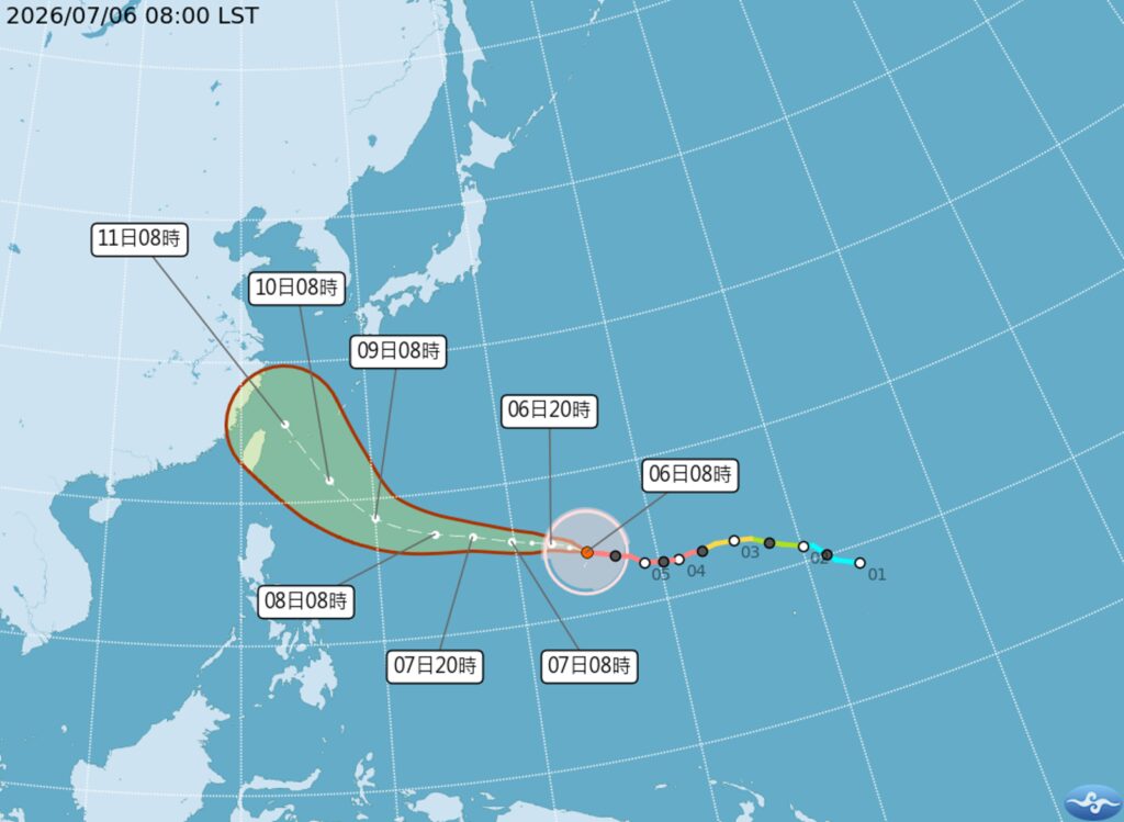 放颱風假？巴威逼近最強時刻　專家：「台中以北與宜蘭」有機率發陸警