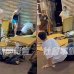 通化夜市砸攤!男找前女友借錢遭拒藉酒意狂砸 路人經過嚇壞