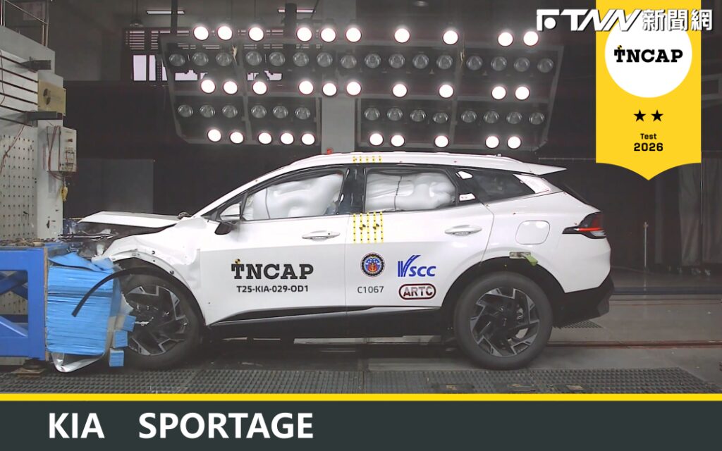 最新台灣新車安全評等出爐！Kia Sportage只拿2星、賓士GLC滿分過關　關鍵原因曝光